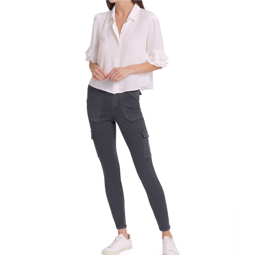 NEW SPANX - Stretch Twill Ankle Cargo Pants - Picture 6 of 8